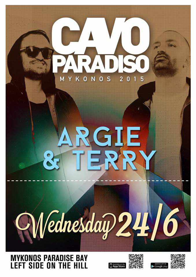 Cavo Paradiso features Argie & Terry Cavo Paradiso features Argie & Terry