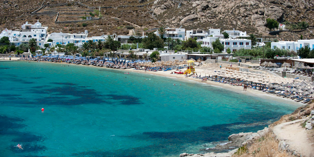 Psarou Beach Psarou Beach