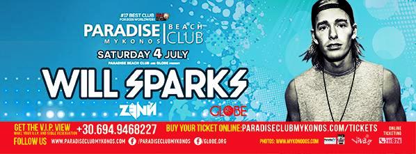 04.JULY.2015 WILL SPARKS @ PARADISE CLUB 04.JULY.2015 WILL SPARKS @ PARADISE CLUB