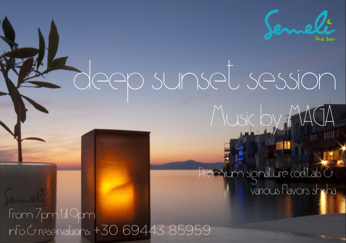 Every day @ Semeli Bar! Every day @ Semeli Bar!