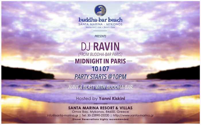 DJ Ravin at Santa Marina Resort’s Buddha-Bar DJ Ravin at Santa Marina Resort’s Buddha-Bar